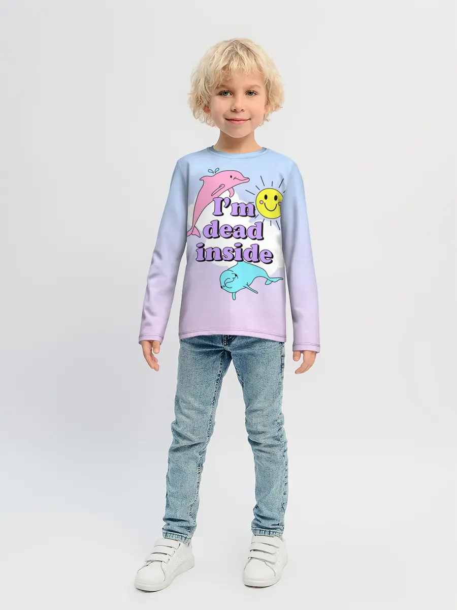 Детский лонгслив / Dead Inside