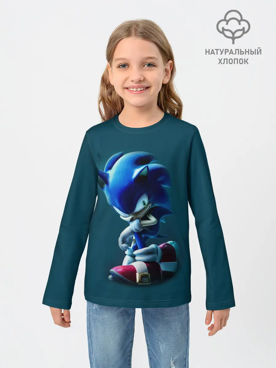 Детский лонгслив / Sonic