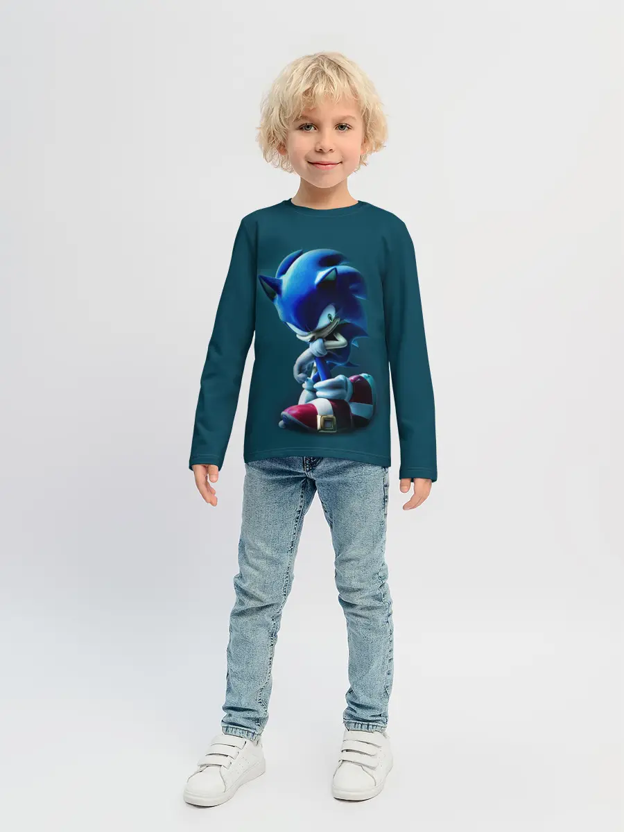 Детский лонгслив / Sonic