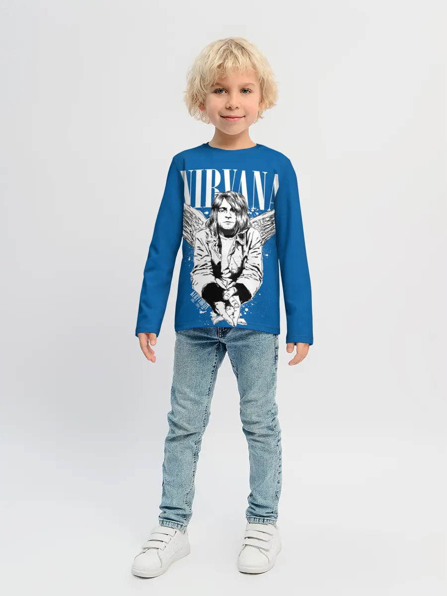 Детский лонгслив / Nirvana