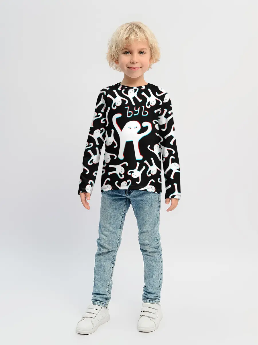 Детский лонгслив / ЪУЪ СЪУКА ГЛИТЧ