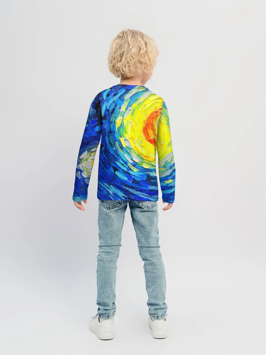 Детский лонгслив / КРАСКИ ВАНГОГА