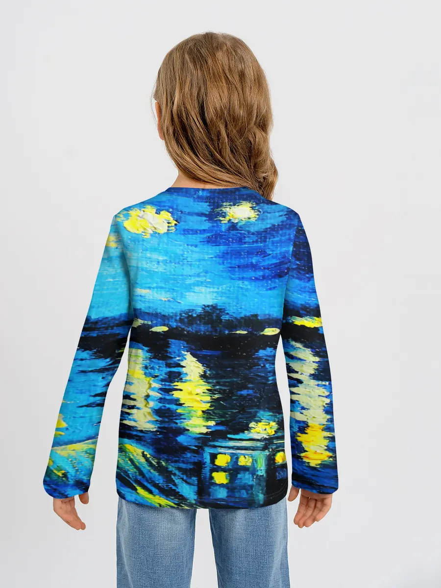 Детский лонгслив / ВАНГОГ НОЧЬ