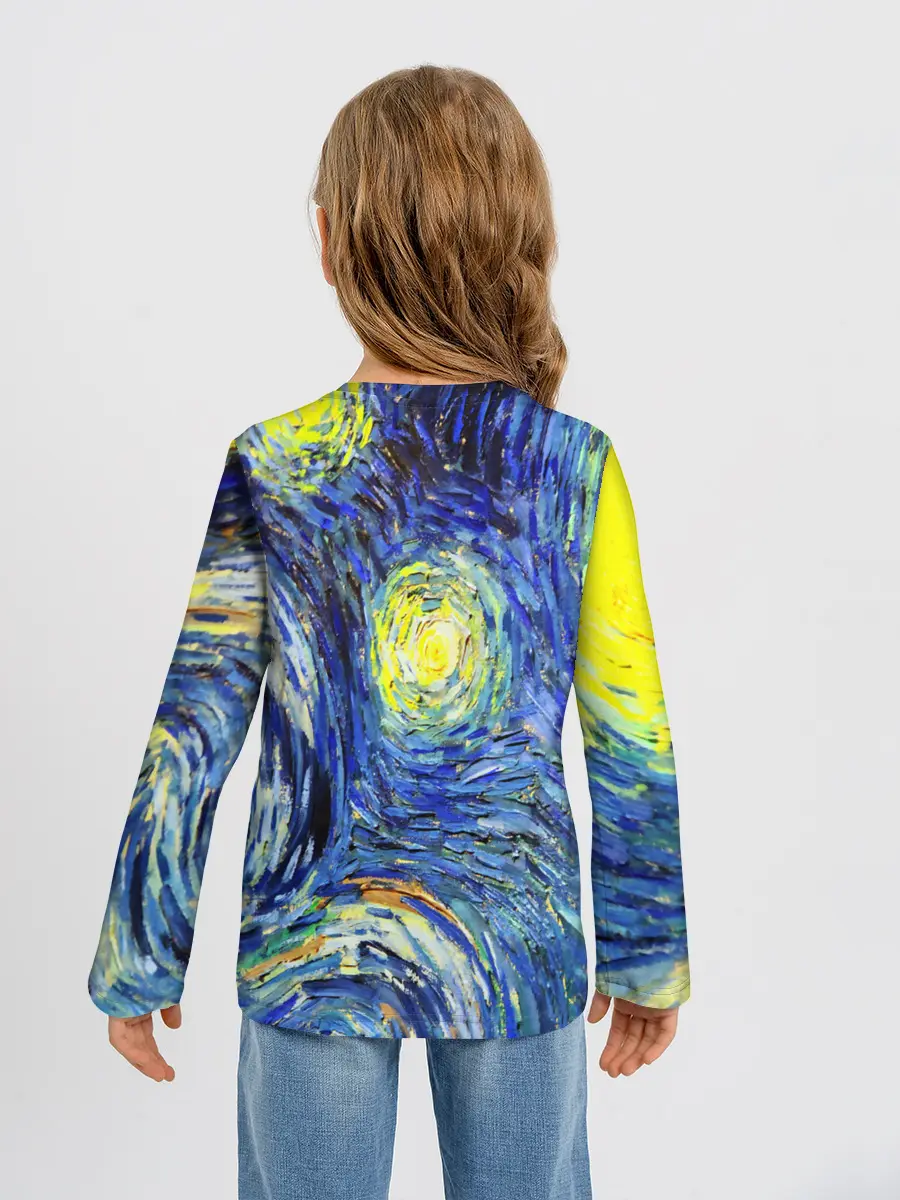 Детский лонгслив / ИМПРЕССИОНИЗМ ВАНГОГ