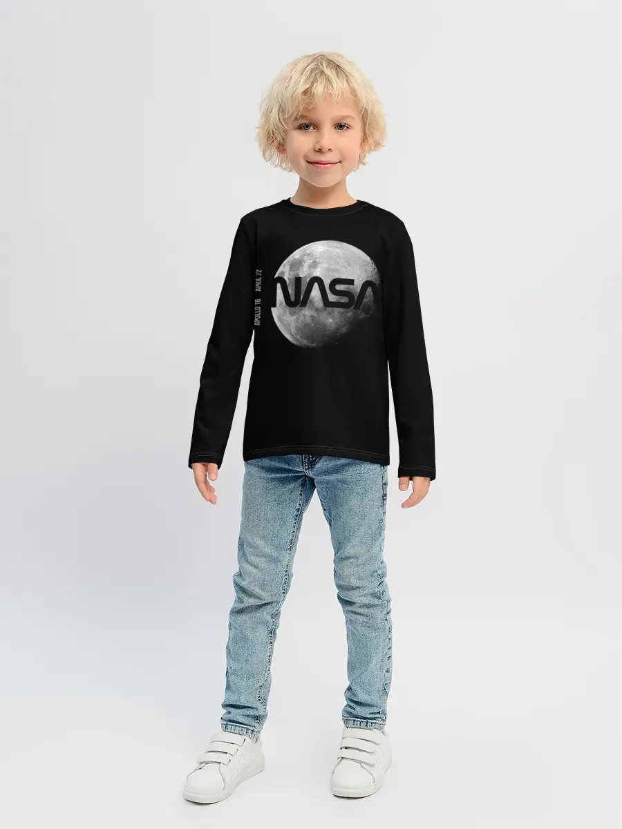 Детский лонгслив / Nasa Apollo 16