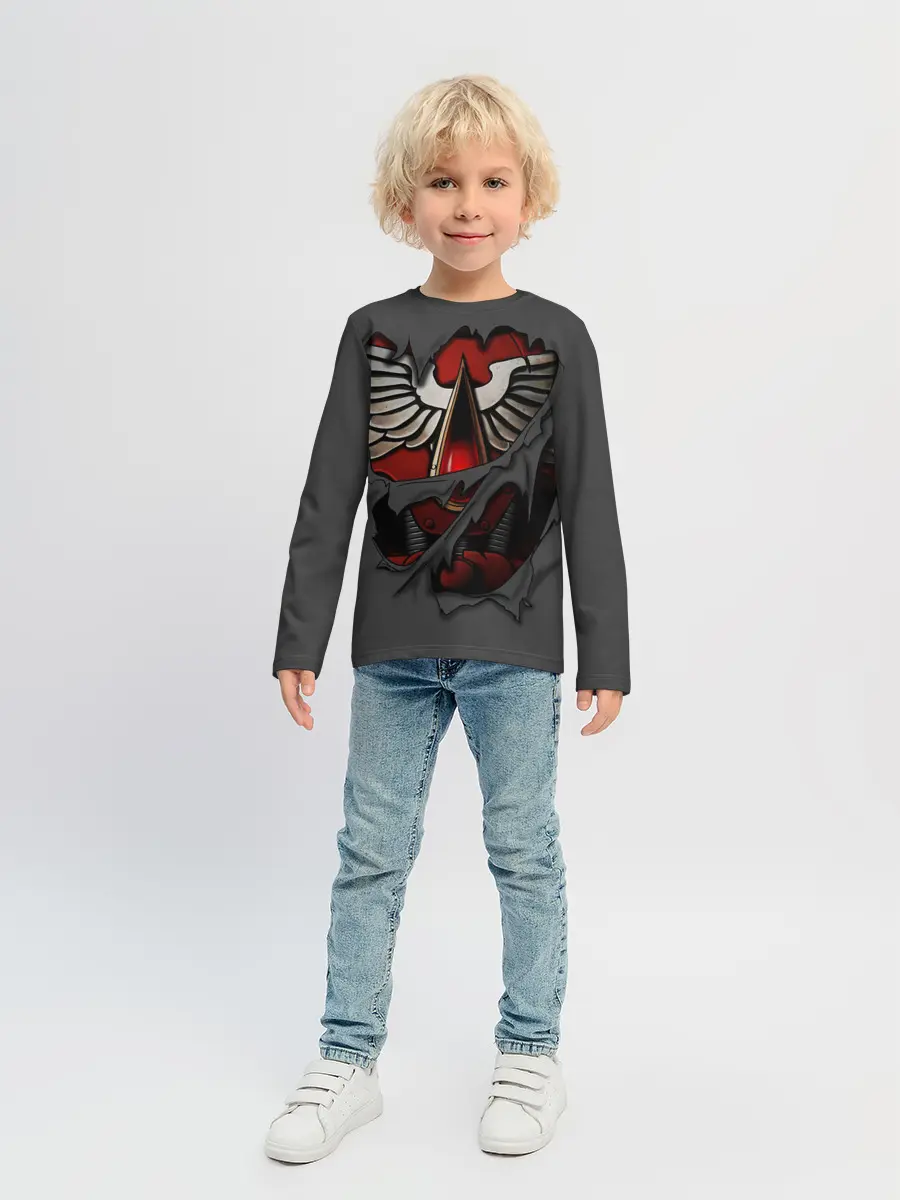 Детский лонгслив / Доспехи Кровавых Ангелов
