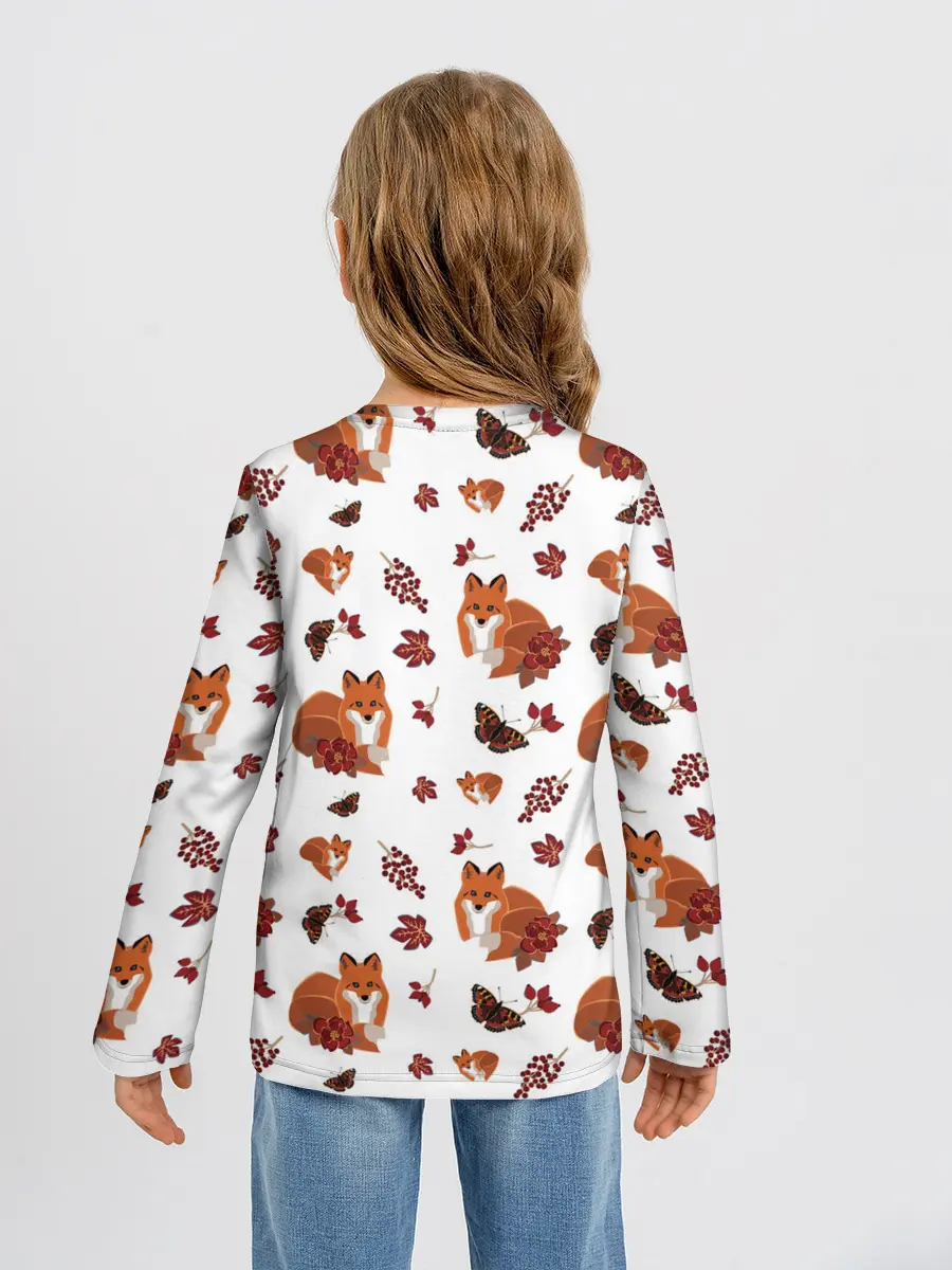 Детский лонгслив / Лиса
