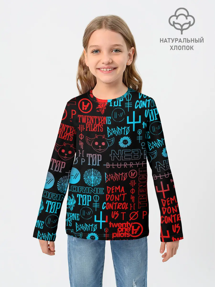 Детский лонгслив / TWENTY ONE PILOTS