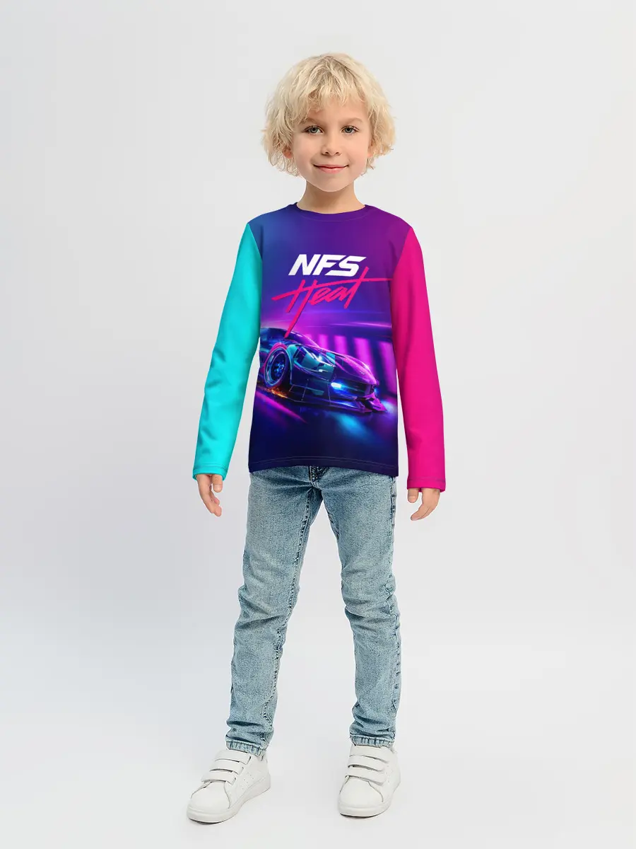 Детский лонгслив / NEED FOR SPEED - HEAT