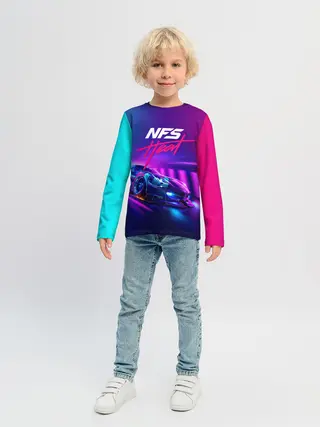 Детский лонгслив / NEED FOR SPEED - HEAT