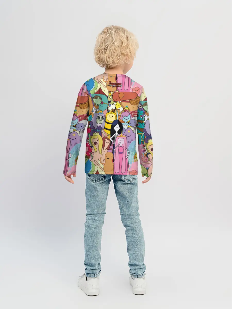 Детский лонгслив / Adventure time