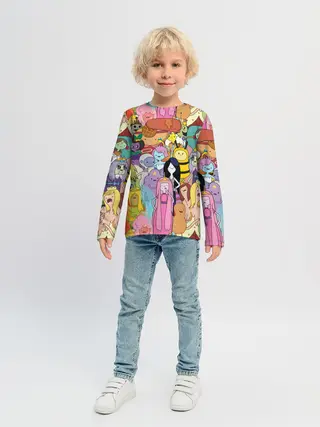 Детский лонгслив / Adventure time