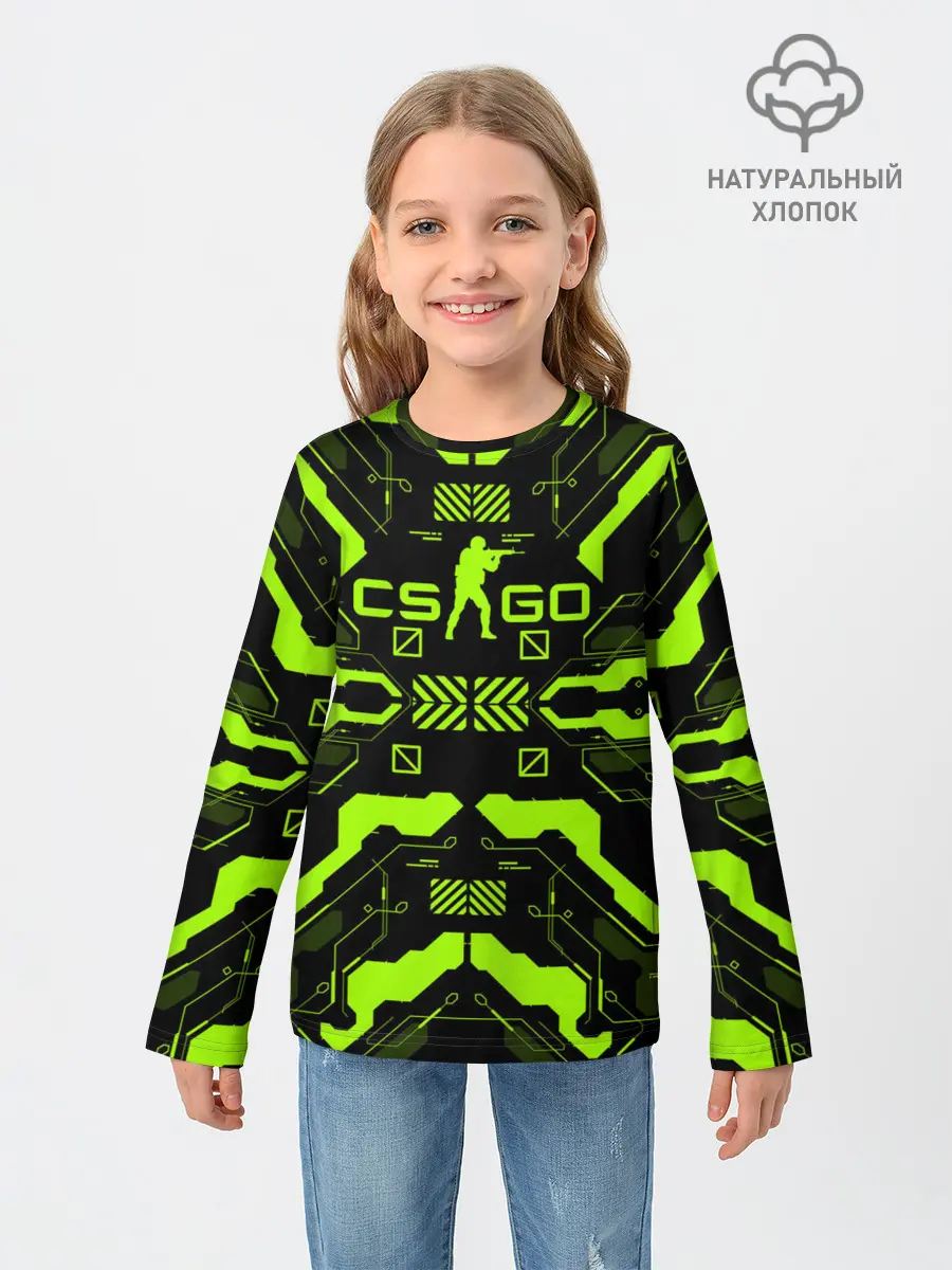 Детский лонгслив / CS GO