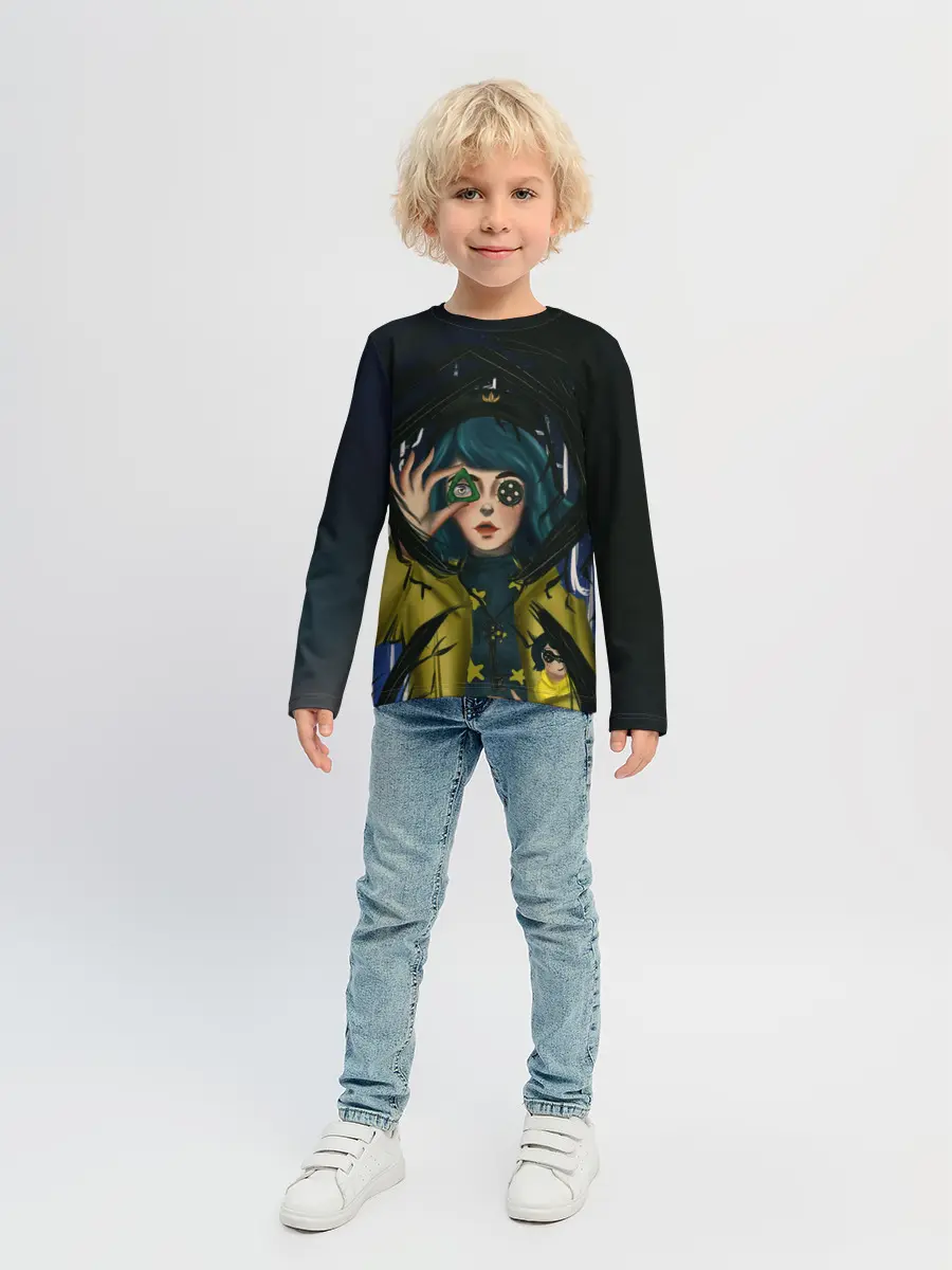 Детский лонгслив / Coraline