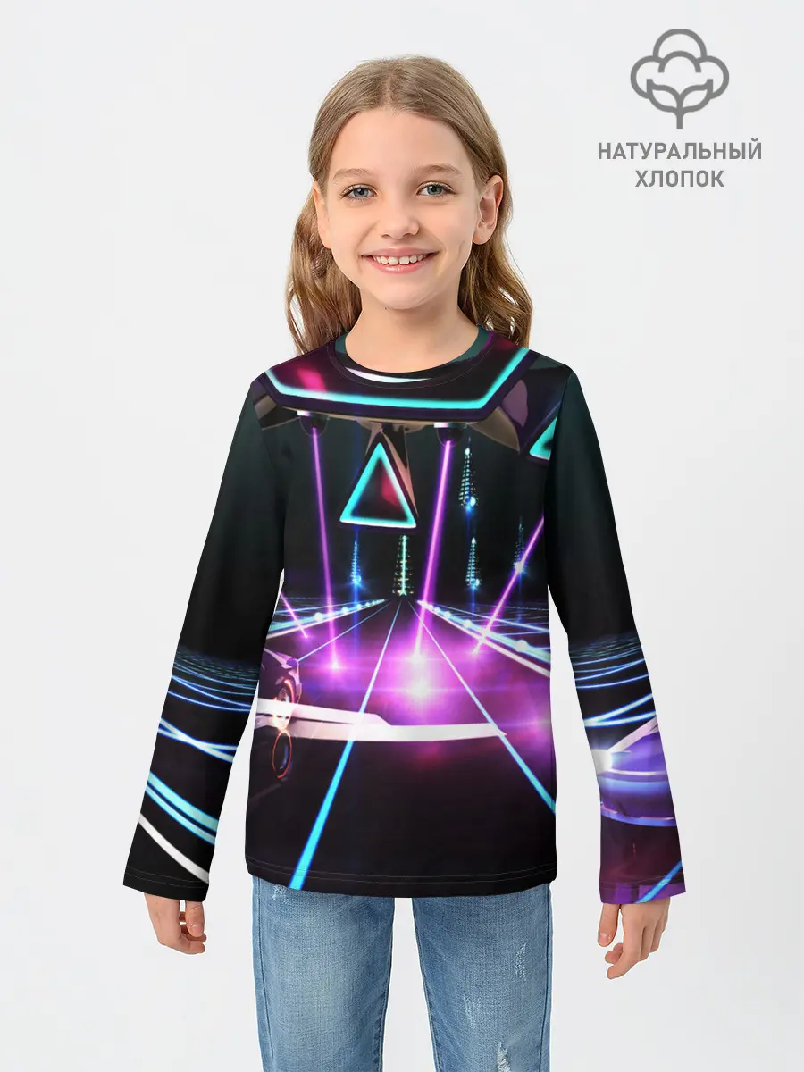 Детский лонгслив / КИБЕРГОРОД