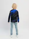 Детский лонгслив / Blue and Black