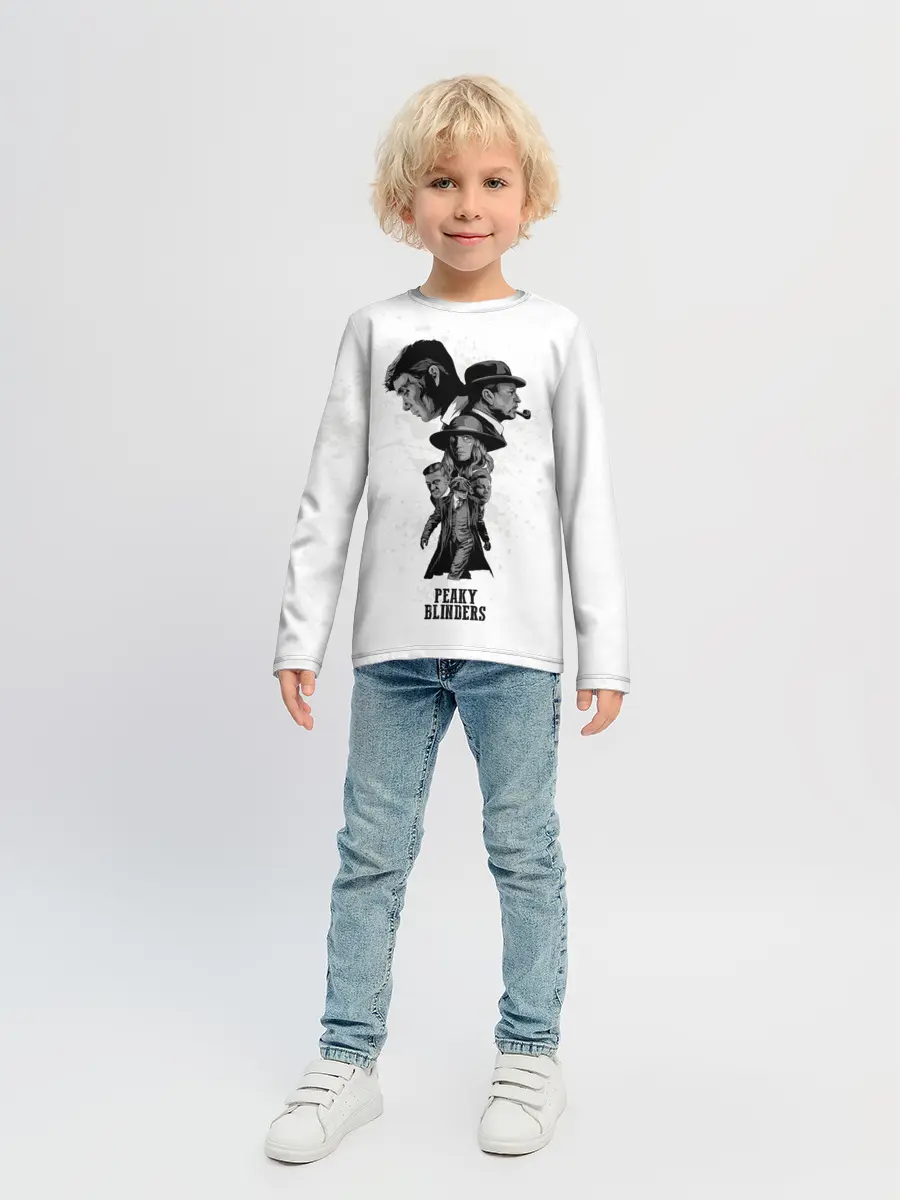 Детский лонгслив / Острые козырьки