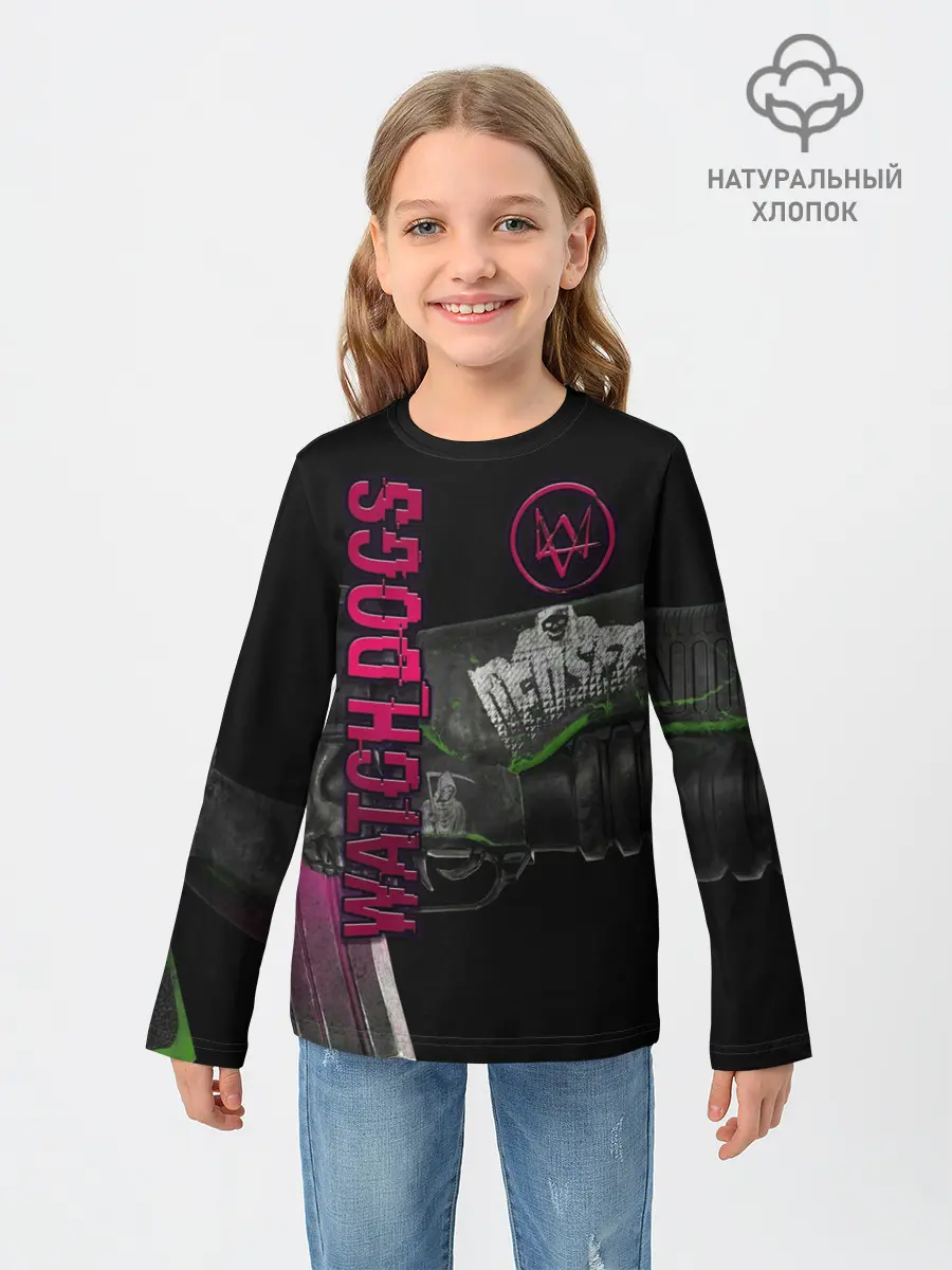 Детский лонгслив / WATCH DOGS