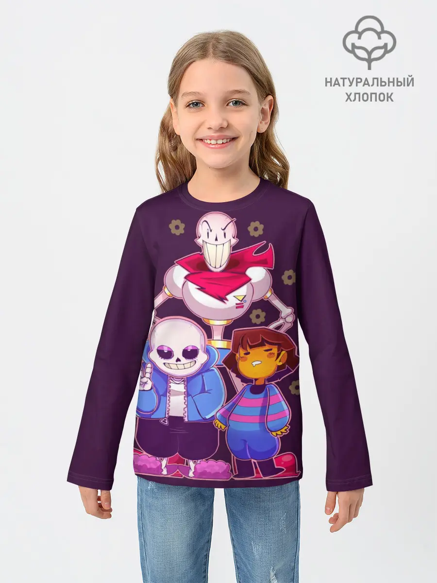 Детский лонгслив / Персонажи Undertale