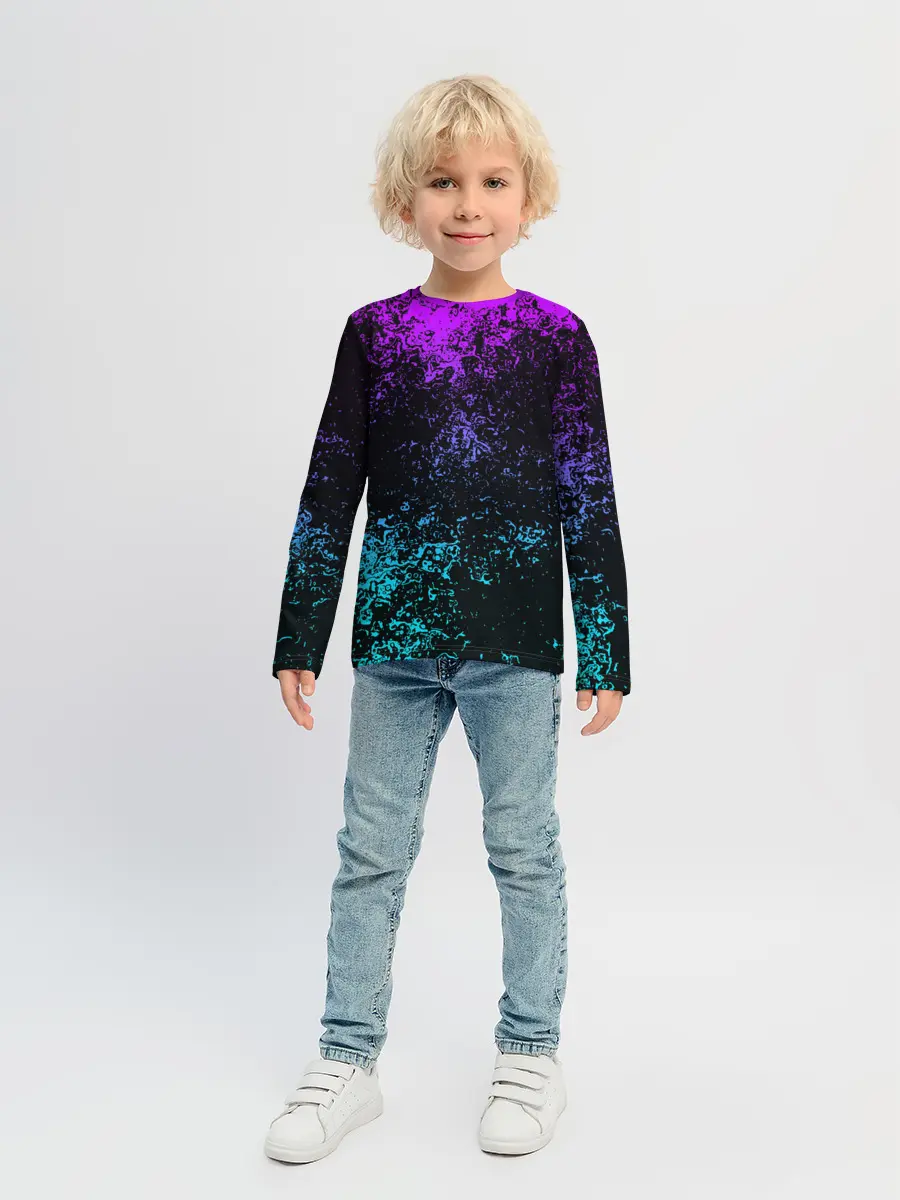 Детский лонгслив / БРЫЗГИ КРАСОК