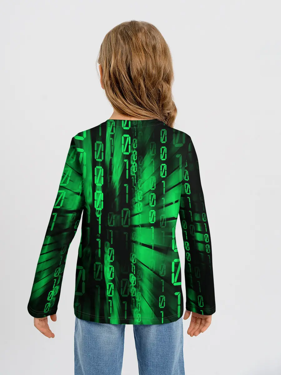 Детский лонгслив / МАТРИЦА