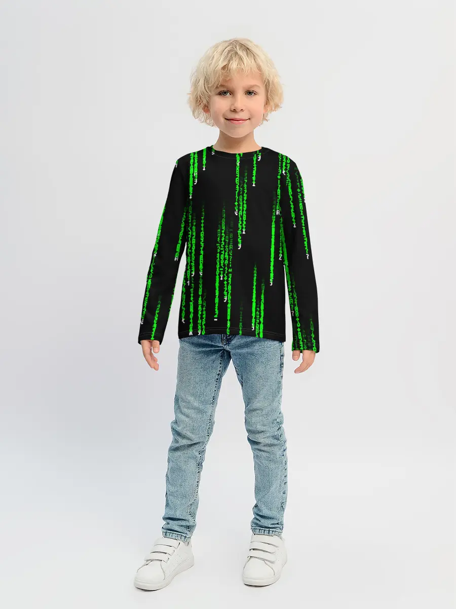 Детский лонгслив / МАТРИЦА
