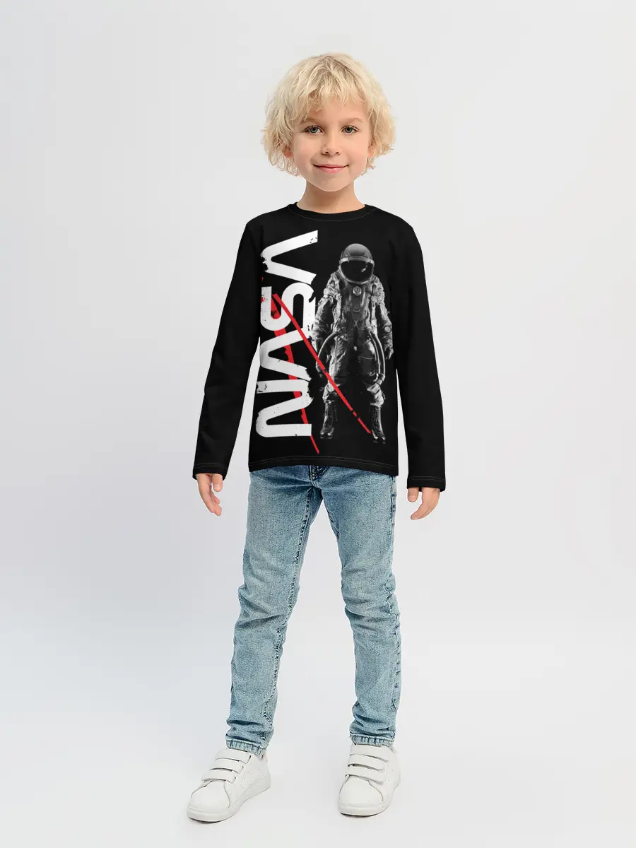 Детский лонгслив / Nasa austronaut