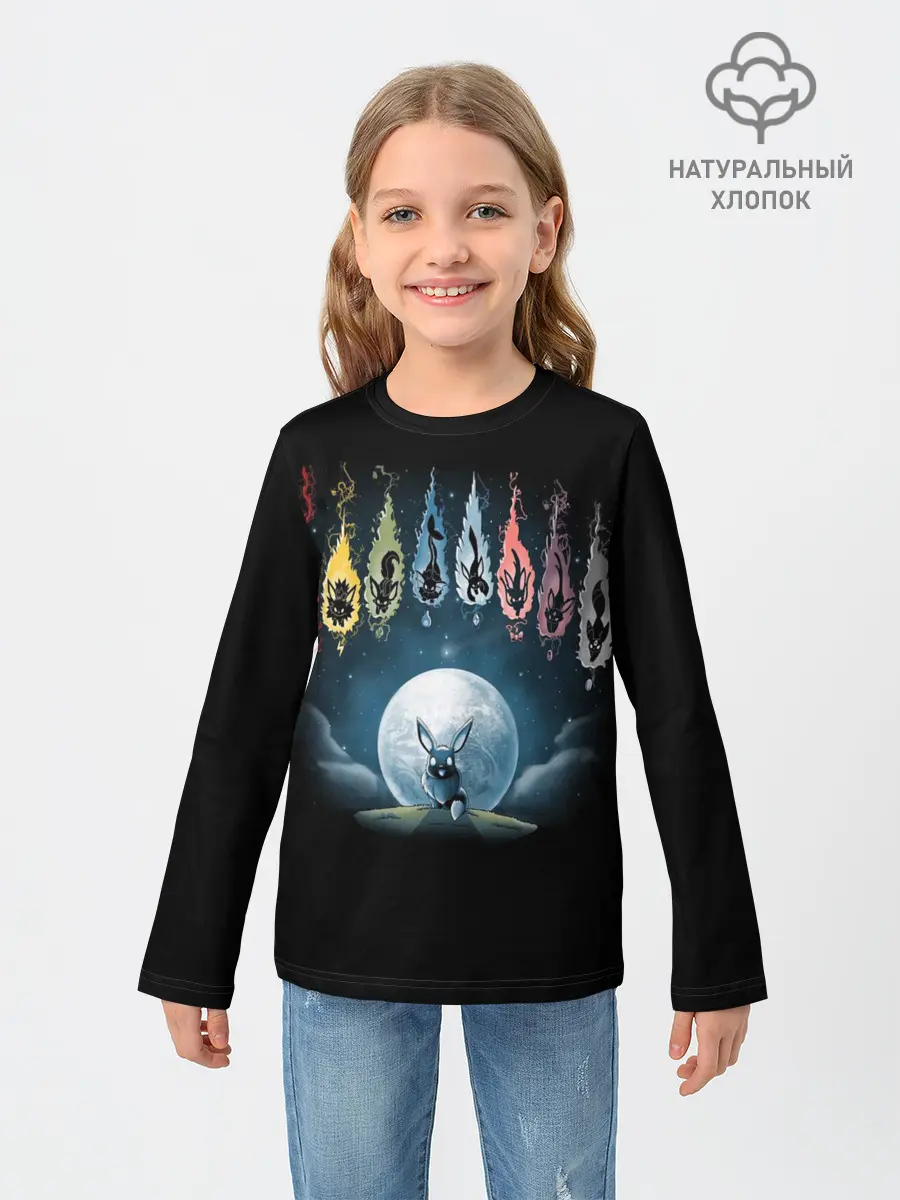 Детский лонгслив / Покемон Эволюция Иви