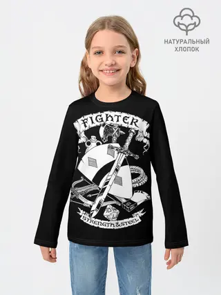 Детский лонгслив / Fighter