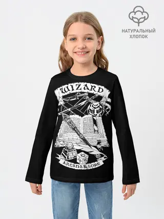 Детский лонгслив / Wizard