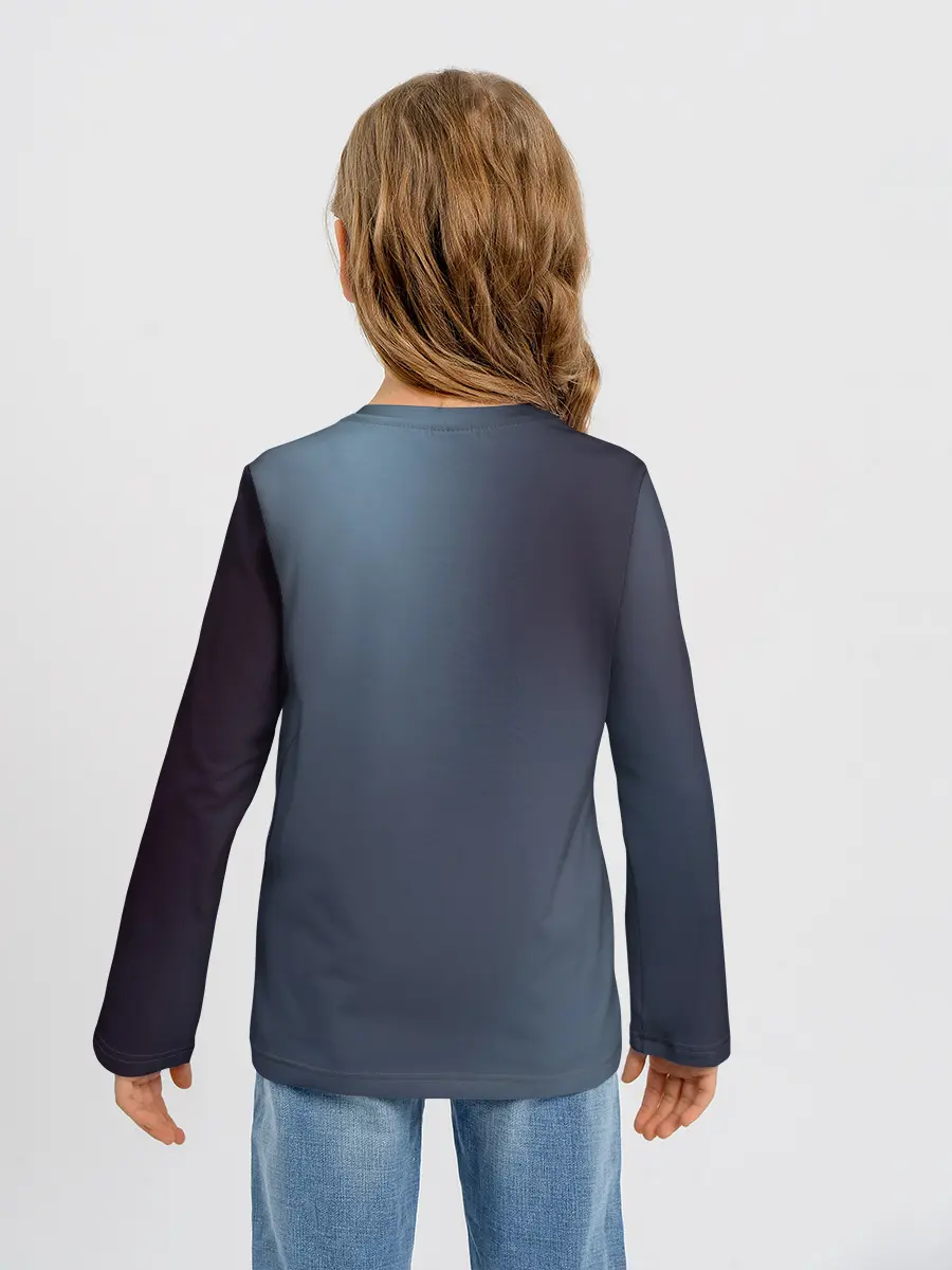 Детский лонгслив / ТИГР В СУМЕРЕЧНОМ ЛЕСУ