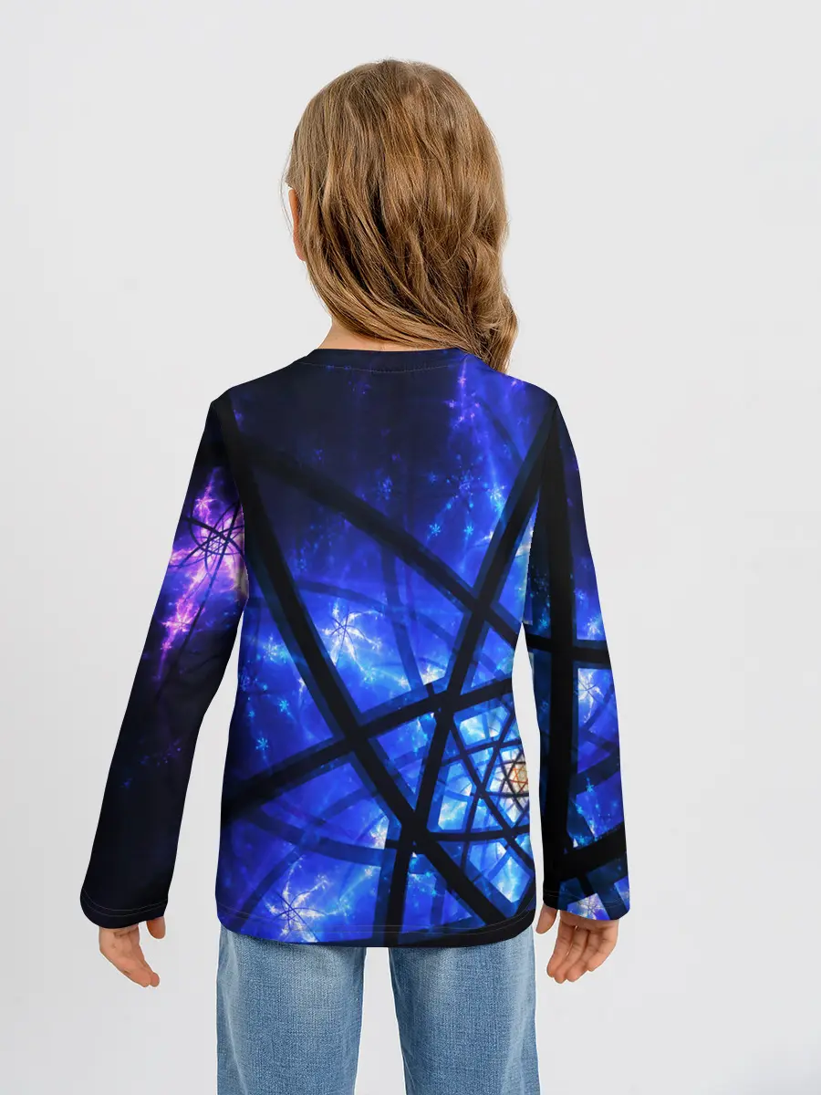 Детский лонгслив / SPACE PSY