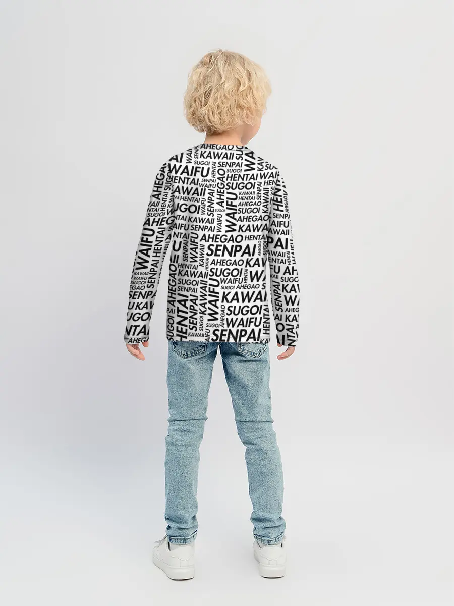 Детский лонгслив / Anime Waifu