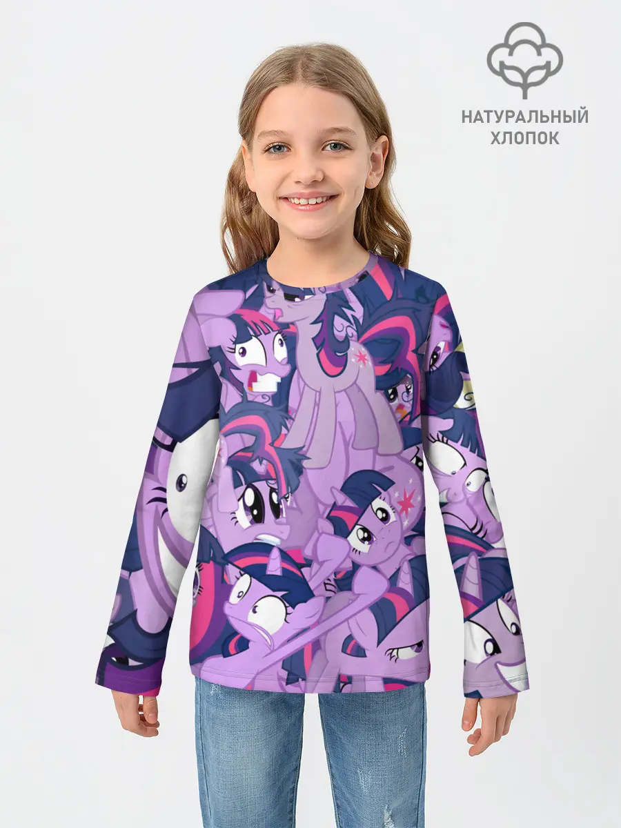 Детский лонгслив / PATTERN PONY