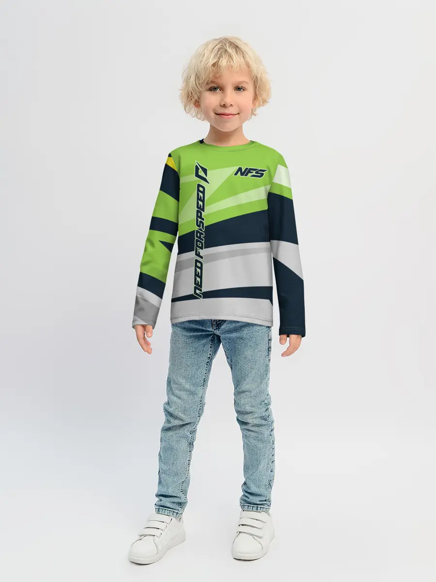 Детский лонгслив / Need for Speed