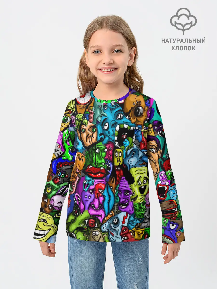 Детский лонгслив / МЕМЫ
