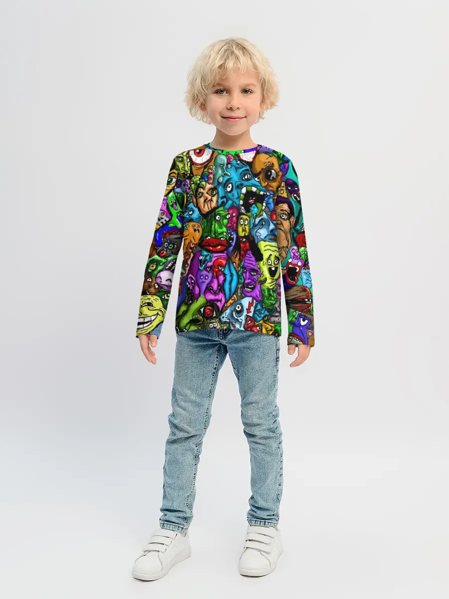 Детский лонгслив / МЕМЫ
