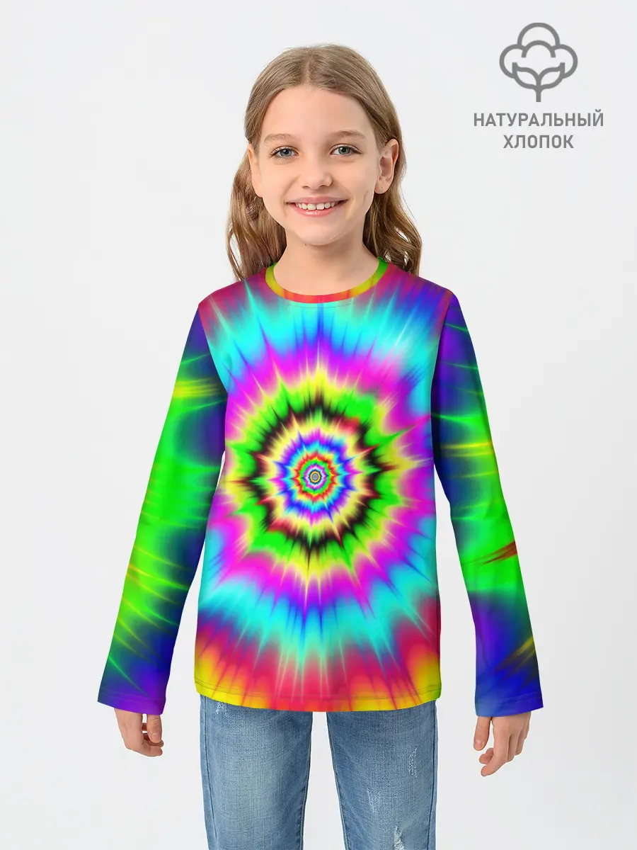 Детский лонгслив / ОПТИЧЕСКИЙ УЗОР