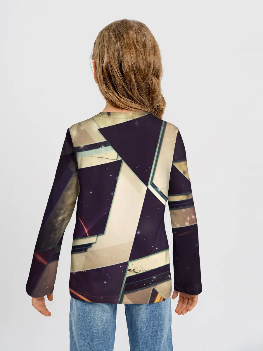 Детский лонгслив / АБСТРАКЦИЯ КОСМОС