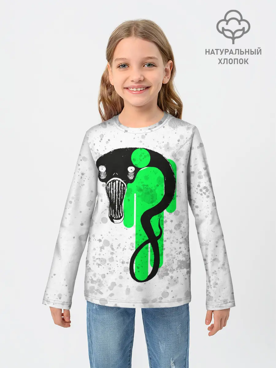 Детский лонгслив / BILLIE EILISH - Blohsh & Ghoul