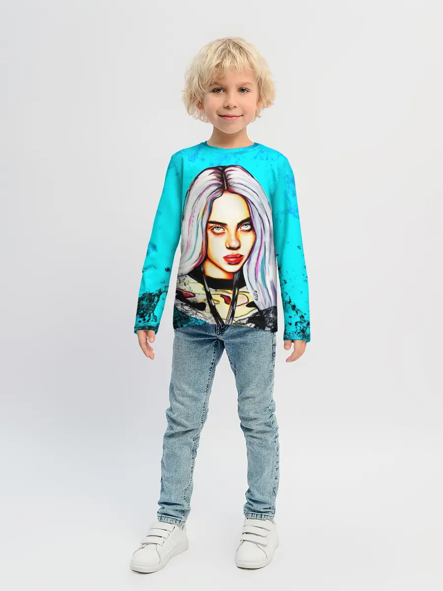 Детский лонгслив / Billie Eilish