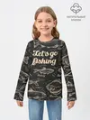 Детский лонгслив / Lets go fishing