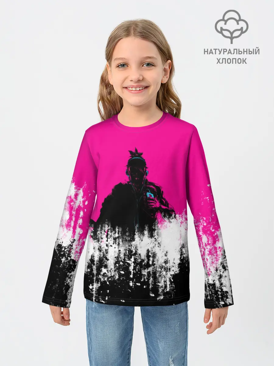 Детский лонгслив / Катана Зеро Самурай | Katana Zero Anime