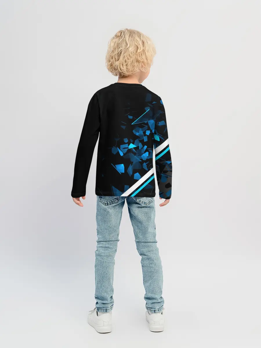 Детский лонгслив / Mercedes AMG | Осколки стекла