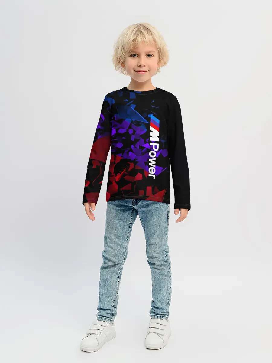 Детский лонгслив / MPower BMW | Осколки стекла
