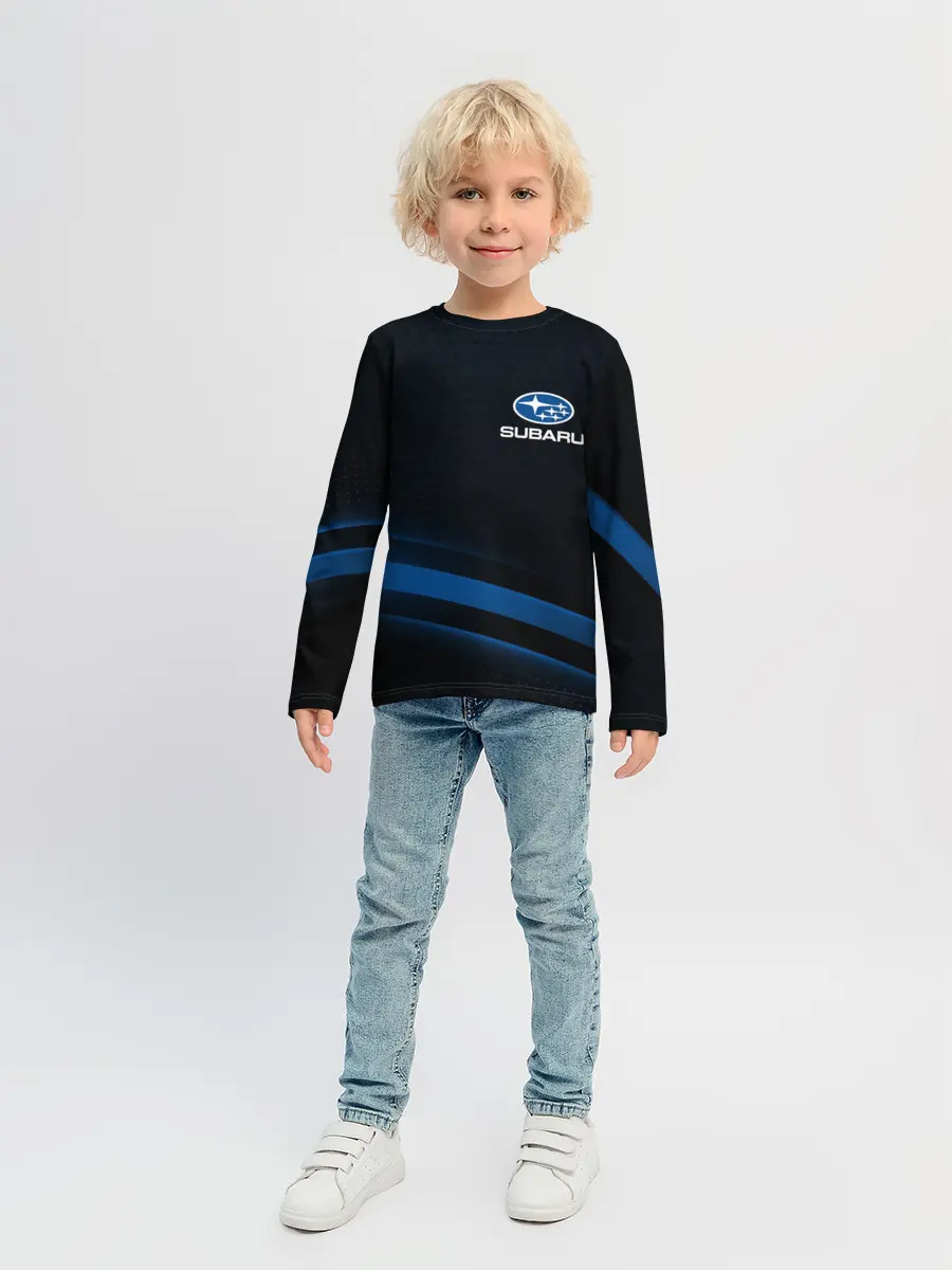 Детский лонгслив / Subaru, sport style