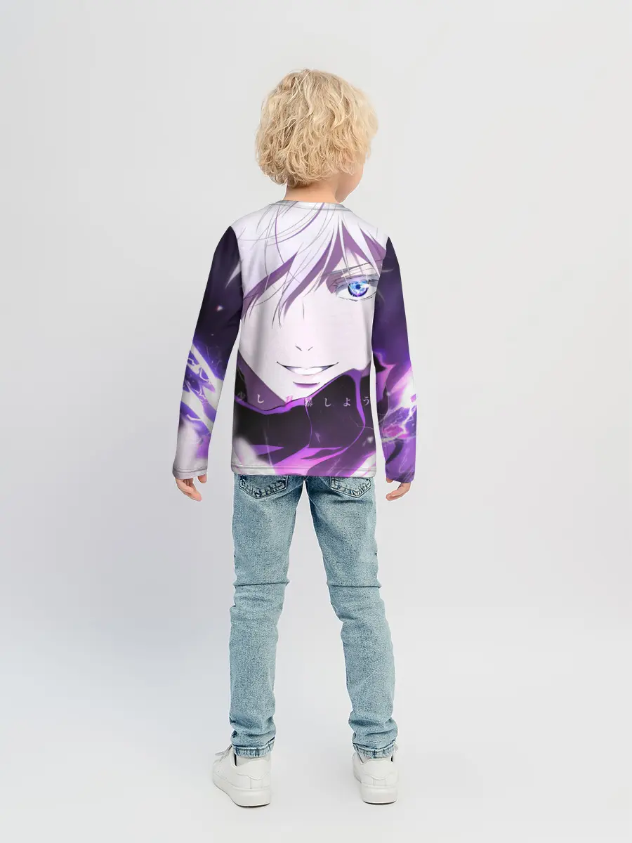 Детский лонгслив / Сатору Гото кастует заклинание