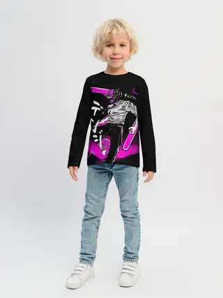 Детский лонгслив / Chainsaw Man - Дэнджи