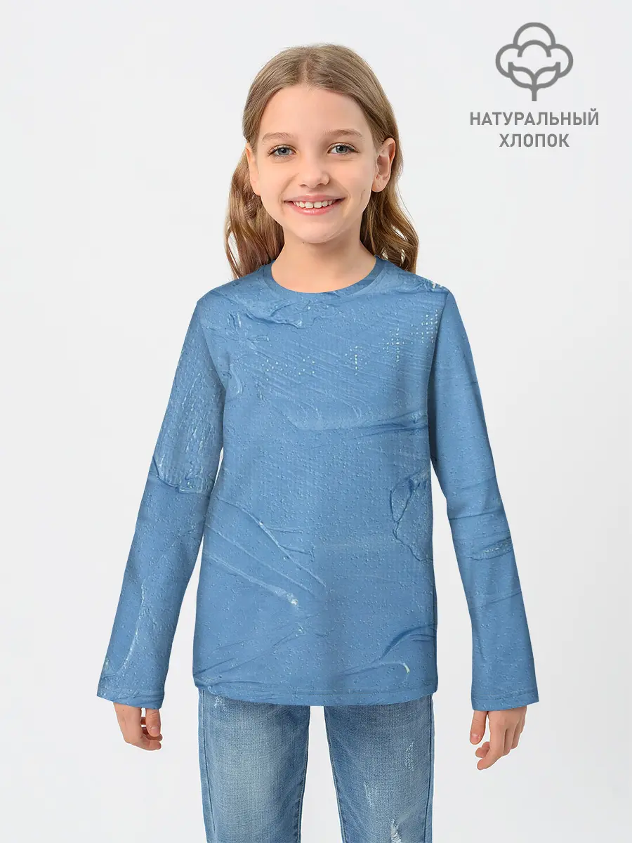 Детский лонгслив / Свежая краска