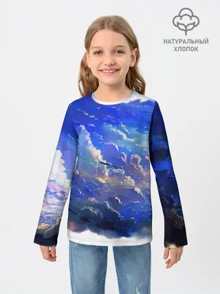 Детский лонгслив / Высокие облака